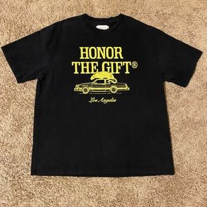 Honor The Gift Shirt Black and Yellow Men’s